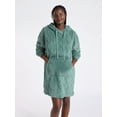 thumbnail image 1 of Joyspun Women's Oversized Hooded Plush Lounger, Size XS-3X, 1 of 6