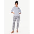 thumbnail image 1 of Joyspun Women’s Plush Hooded Top and Pants, 2-Piece Pajama Set, Sizes XS to 3X, 1 of 5