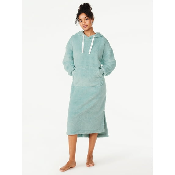 Joyspun Women’s Plush Lounger, Sizes XS to 3X