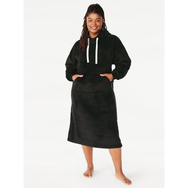 Joyspun Women’s Plush Lounger, Sizes XS to 3X