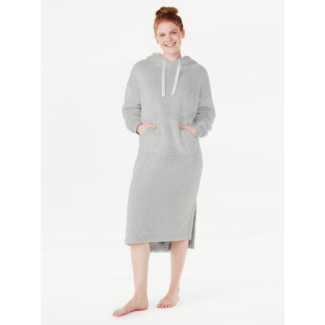 Joyspun Women’s Plush Lounger, Sizes XS to 3X