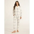 thumbnail image 1 of Joyspun Women's Plush Pajama Set, 2-piece, Size XS to 3X, 1 of 5