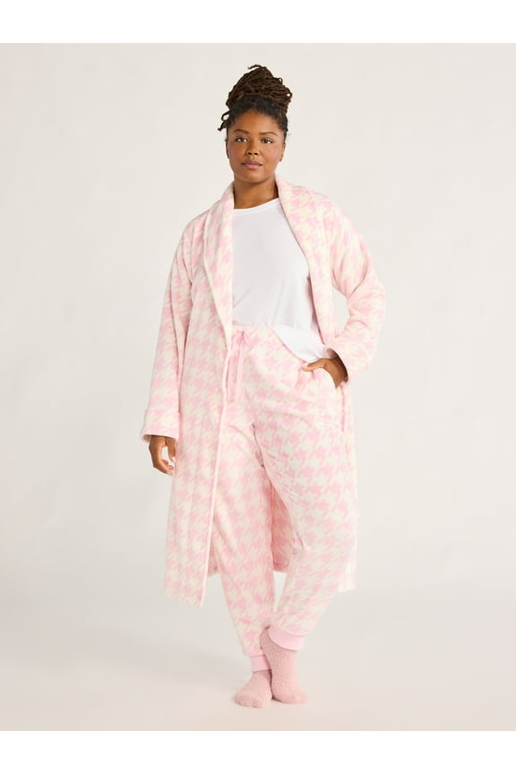 Women's Plush Robe, Sizes S to 3X