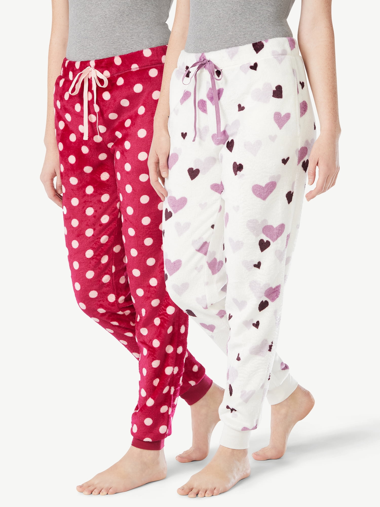 SUPER SALE! NWT - Joyspun Women's Pajama Sleep Pants (Grey & White Pla –  Foxiedeals