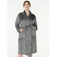 thumbnail image 1 of Joyspun Women's Plush Sleep Robe, Size S to 3X, 1 of 6