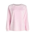 thumbnail image 1 of Joyspun Women's Plush Sleep Top with Long Sleeves, Sizes XS-3X, 1 of 4