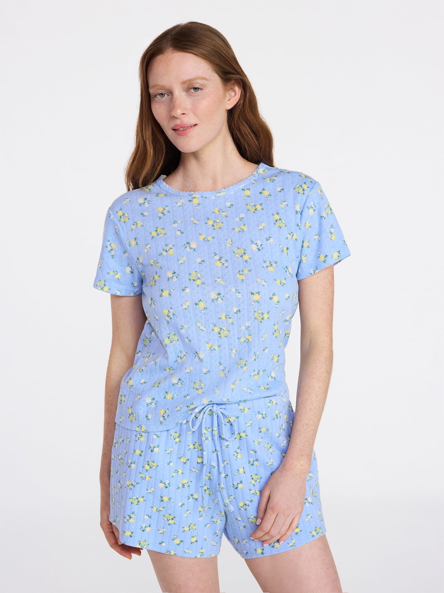 Pointelle Short Sleeve Tee main image 1