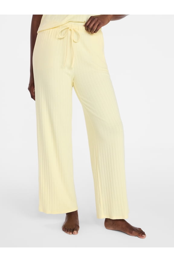 Women’s Pointelle Knit Sleepwear Pants, 30'' Inseam, Sizes XS-3X