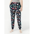 thumbnail image 1 of Joyspun Women's Polyester Elastic Waistband Pajamas, Dark Navy, 1 of 3
