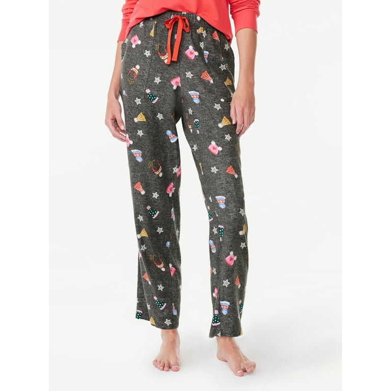 Joyspun Women s Print Flannel Sleep Pants Sizes XS to 3X Walmart