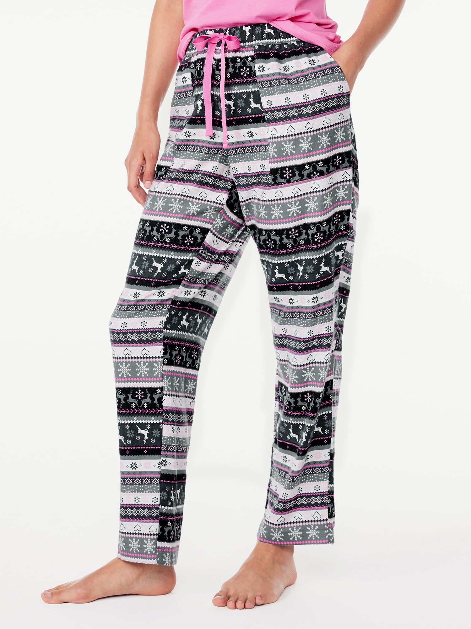Joyspun Women's Print Flannel Sleep Pants, Sizes XS to 3X - Walmart.com