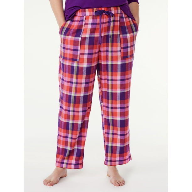 Joyspun Women's Print Flannel Sleep Pants, Sizes XS to 3X - Walmart.com