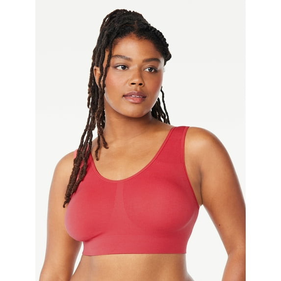 Joyspun Women's Pullover Comfort Bralette, Sizes S-3XL