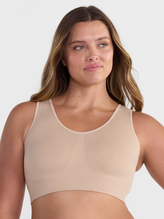 Women's Pullover Comfort Bralette, Removable Padding, Sizes S-XXXL