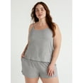 thumbnail image 1 of Joyspun Women's Ribbed Knit Sleep Camisole, Sizes S to 3X, 1 of 6