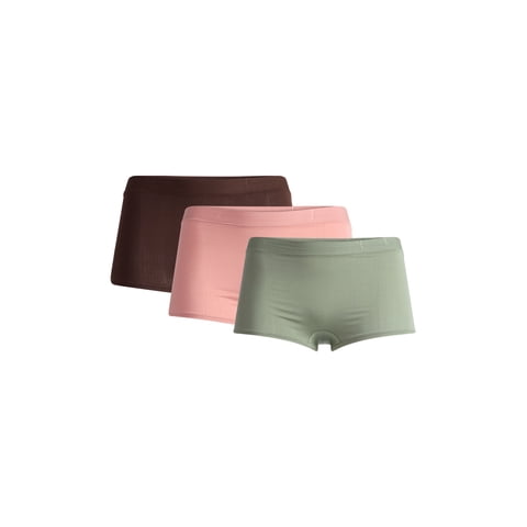 Women's Ribbed Modal Boyshort Panties, 3-Pack, Sizes XS-3XL