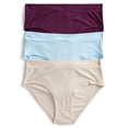 thumbnail image 1 of Joyspun Women's Ribbed Modal Hipster Panties, 3-Pack, Sizes XS-3XL, 1 of 9