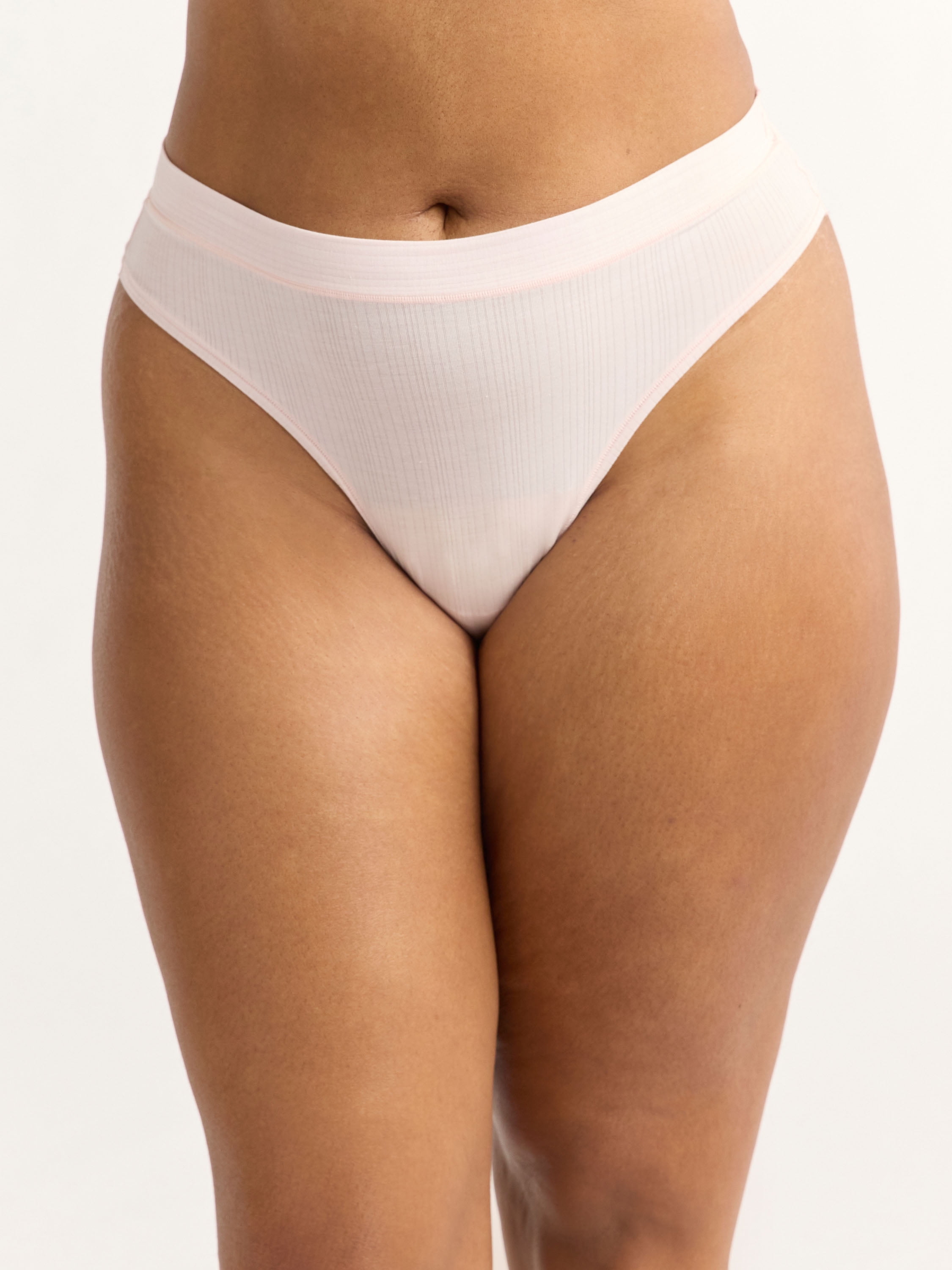 Spanx: Smooth Fit-To-You Modal Thong 3-Pack Box in Champ Beige X3 main image 0