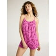 thumbnail image 1 of Joyspun Women's Ruffled Knit Cami and Shorts Pajama Set, 2-Piece, Sizes S to 3X, 1 of 6