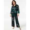 thumbnail image 1 of Joyspun Women's Satin Pajama Sleep Set, 2-Piece, Sizes S to 3X, 1 of 3