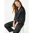thumbnail image 1 of Joyspun Women's Satin Pajama Sleep Set, 2-Piece, Sizes S to 3X, 1 of 3