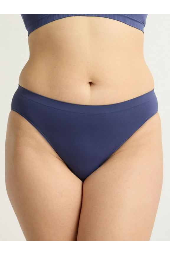 Women's Seamless Bikini Panties, 3-Pack, Sizes XS-3XL