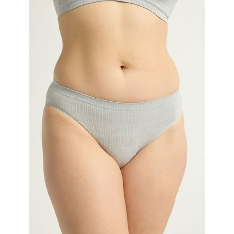 Women's Seamless Bikini Panties, 3-Pack, Sizes XS-3XL