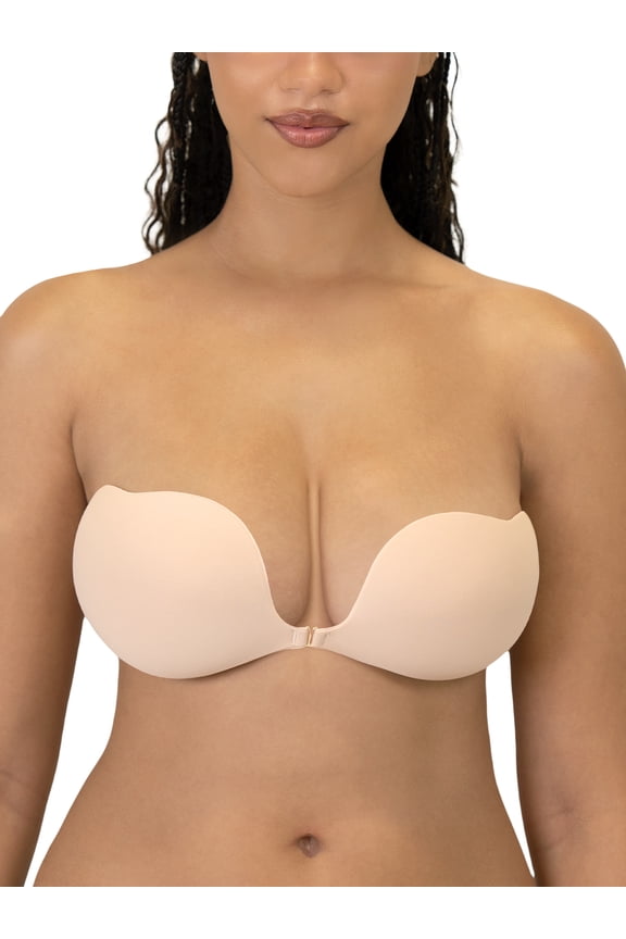Women's Lightly Lined Backless Bra, Seamless, Sizes A-D