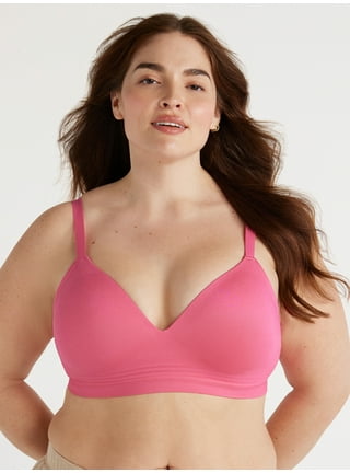 Soma Embraceable Signature Lace Unlined Perfect Coverage Bra 40C Rose Glow