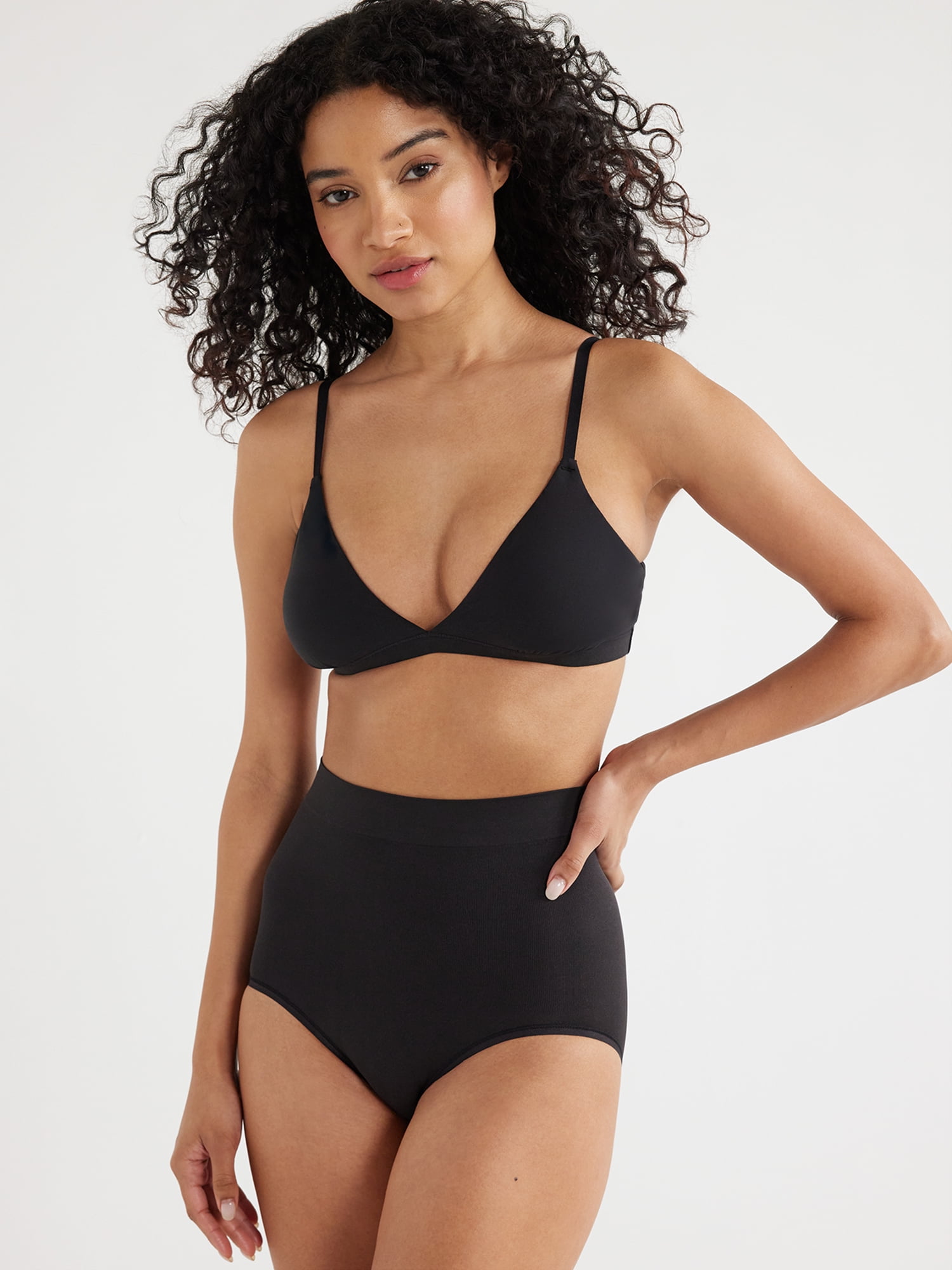 Joyspun Women's Seamless Mid-Rise Shaping Brief Sizes S to 3X
