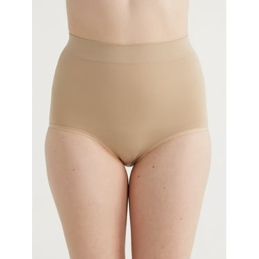 Joyspun Women's Seamless Mid-Rise Shaping Brief, Sizes S to 3X