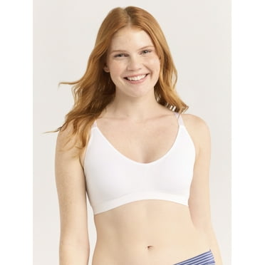 Joyspun Women's Seamless Plunge Pullover Bralette, Sizes S-3XL