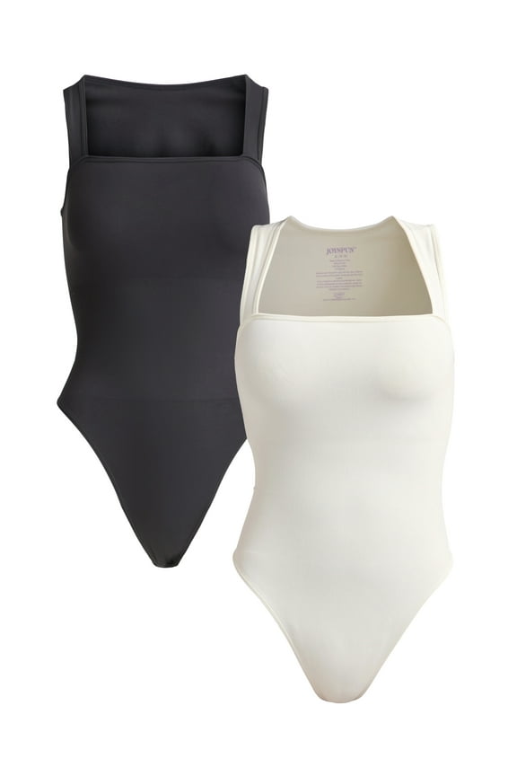 Women's Slimming Seamless Sleeveless Bodysuit, 2-Pack, Sizes S-3X