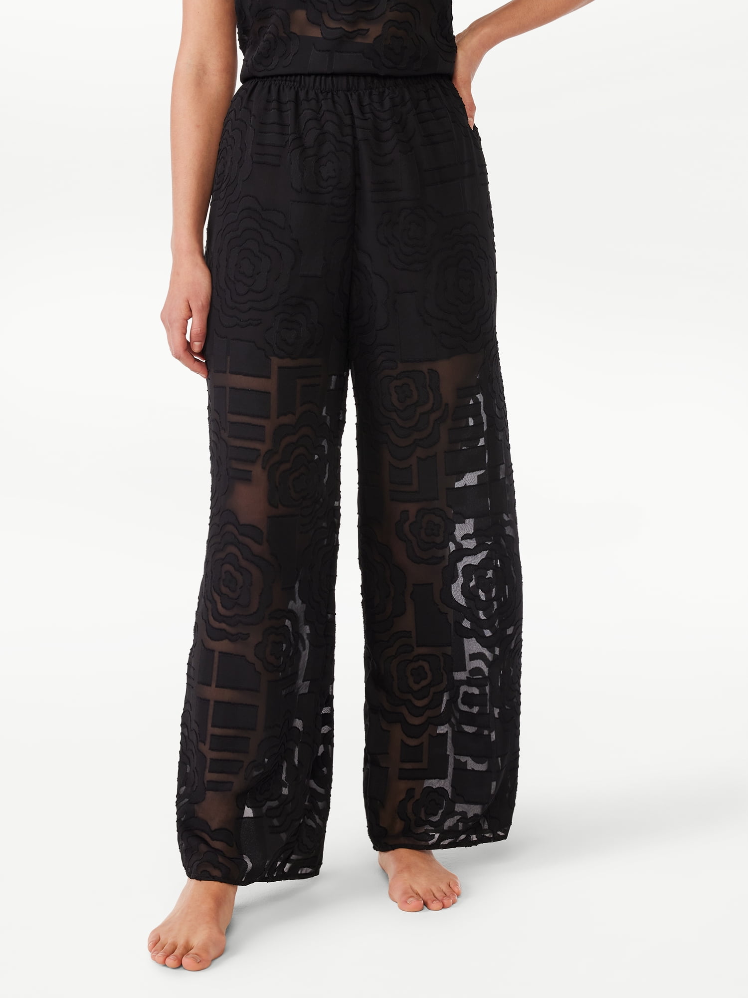 Womens sheer pajama pants sales