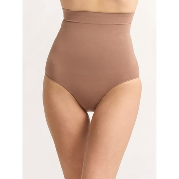 Joyspun Women's Shapewear Seamless Sculpting High Waisted Brief, Sizes S to 3X