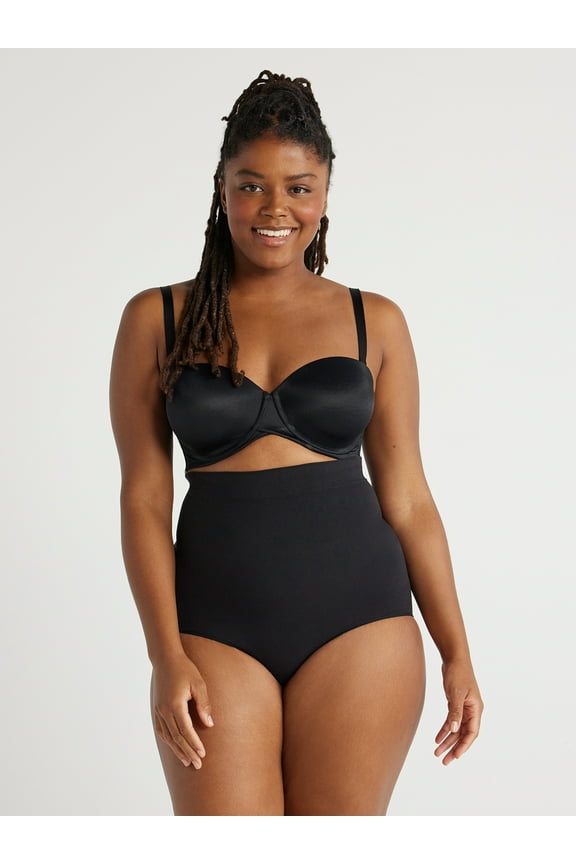 Women's Shapewear Seamless Sculpting High Waisted Brief, Sizes S to 3X