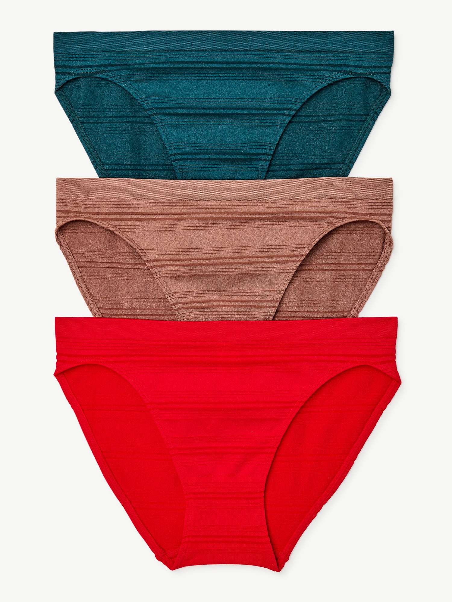 CHERRYQUEEN 7 Pack Seamless Bikini Underwear for Women No Show