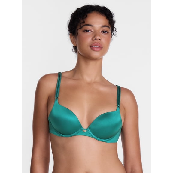 Joyspun Women's Shine Push-Up Bra, Sizes 34A to 38D