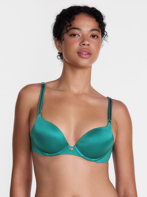 Women's Shine Push-Up Bra, Sizes 34A to 38D