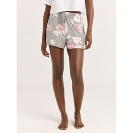 Joyspun Women's Woven Pajama Boxer Shorts, Sizes XS to 3X