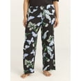 thumbnail image 1 of Joyspun Women’s Sleepwear Long Knit Pajama Pants, 29'' Inseam, Sizes S-3X, 1 of 6