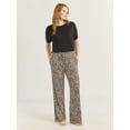 thumbnail image 1 of Joyspun Women’s Sleepwear Long Knit Pajama Pants, 29'' Inseam, Sizes S-3X, 1 of 6