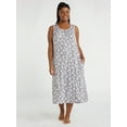 thumbnail image 1 of Joyspun Women's Sleeveless Knit Midi Chemise, Sizes S to 4X, 1 of 6