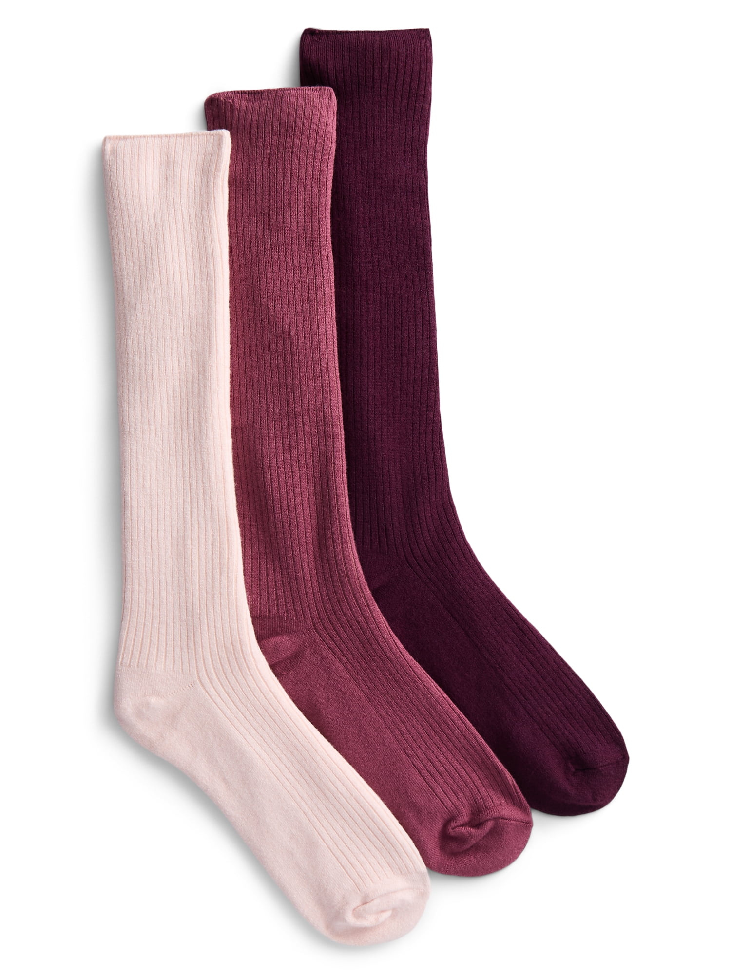 Joyspun Women’s Slouch Elevated Dress Socks, 3-Pack, Shoe Sizes 4-10