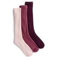 thumbnail image 1 of Joyspun Women’s Slouch Elevated Dress Socks, 3-Pack, Shoe Sizes 4-10, 1 of 5