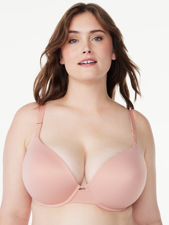 Women's Smooth Push Up Bra, Sizes 34A to 40D
