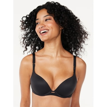 Joyspun Women's Smooth Push Up Bra, Sizes 34A to 40D
