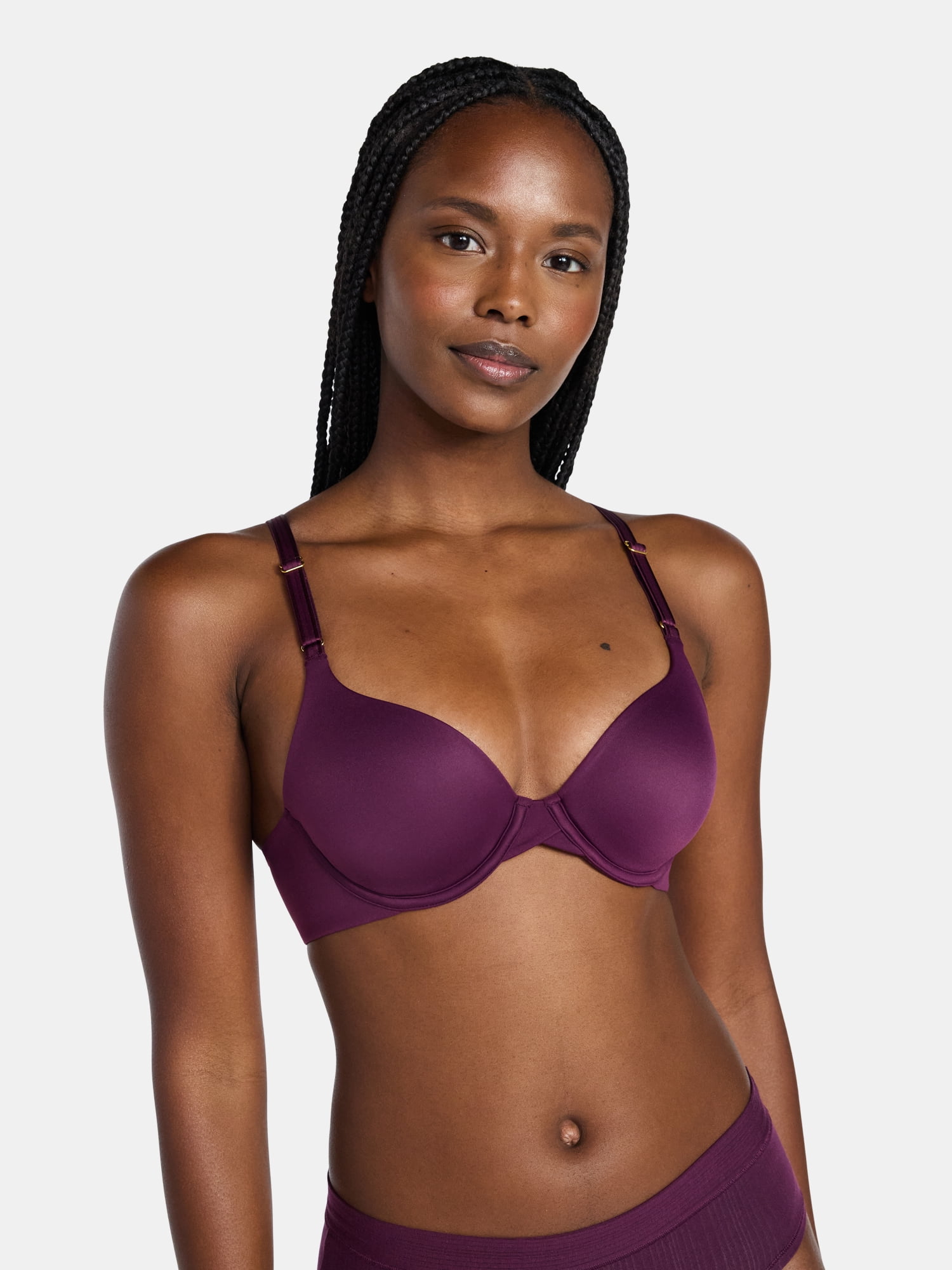 Joyspun Women's Smoothing T-Shirt Bra, Sizes 34B-40DDD