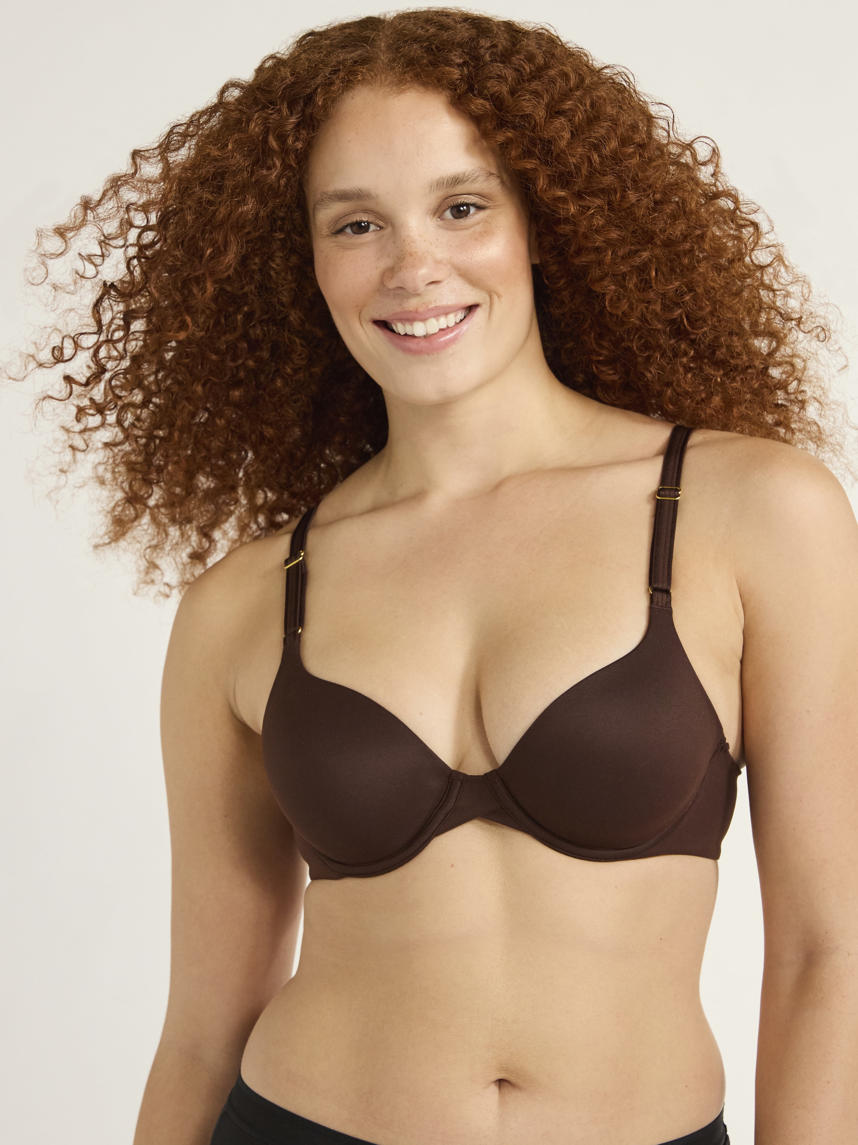 Joyspun Women's Smoothing T-Shirt Bra, Sizes 34B to 42DD