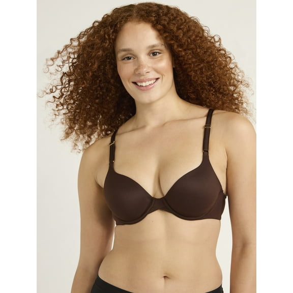 Joyspun Women's Smoothing T-Shirt Bra, Sizes 34B to 42DD